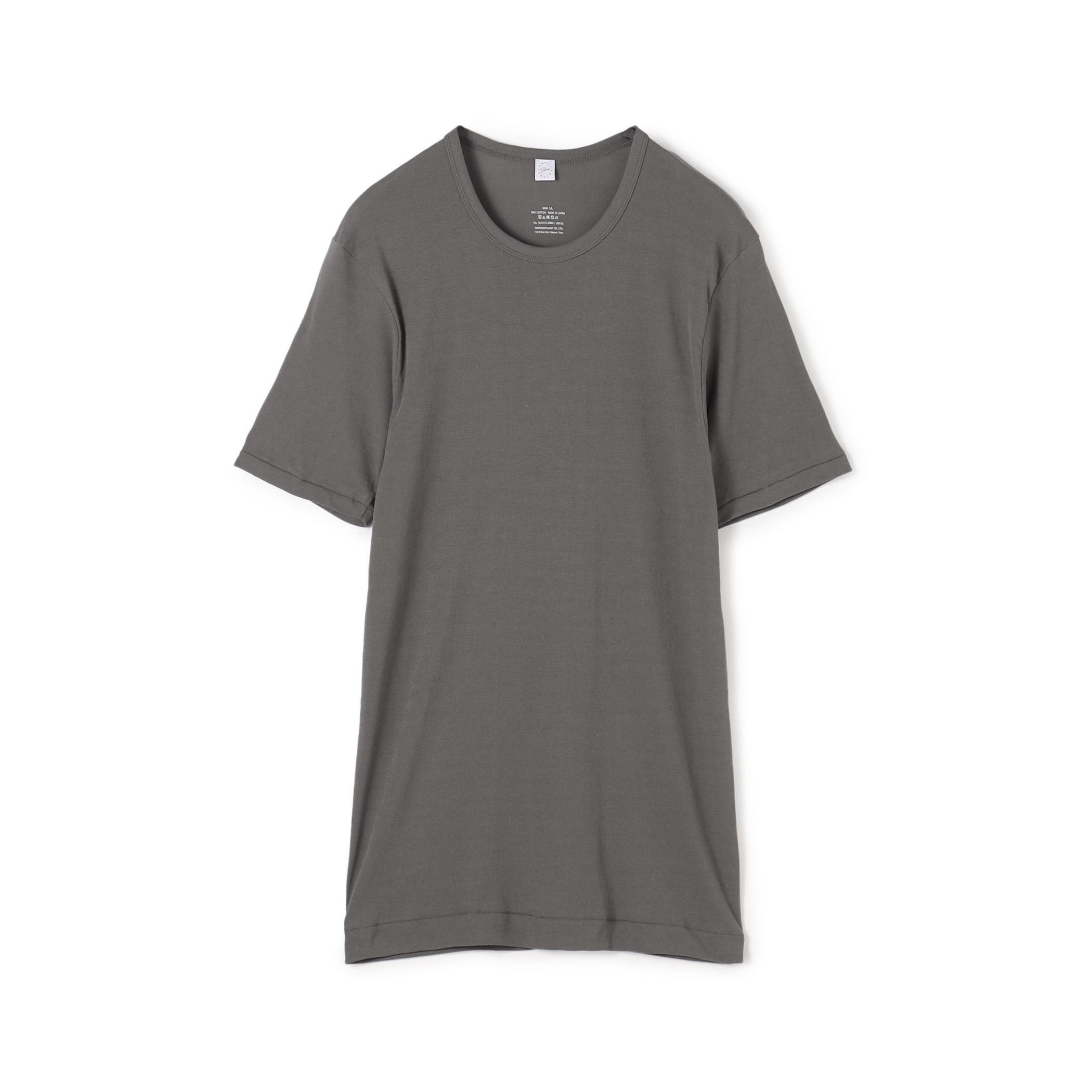 TOM FORD★メランジコットン混紡のクルーネックTシャツ★送関込 コットンフライス クルーネックTシャツ(メンズ