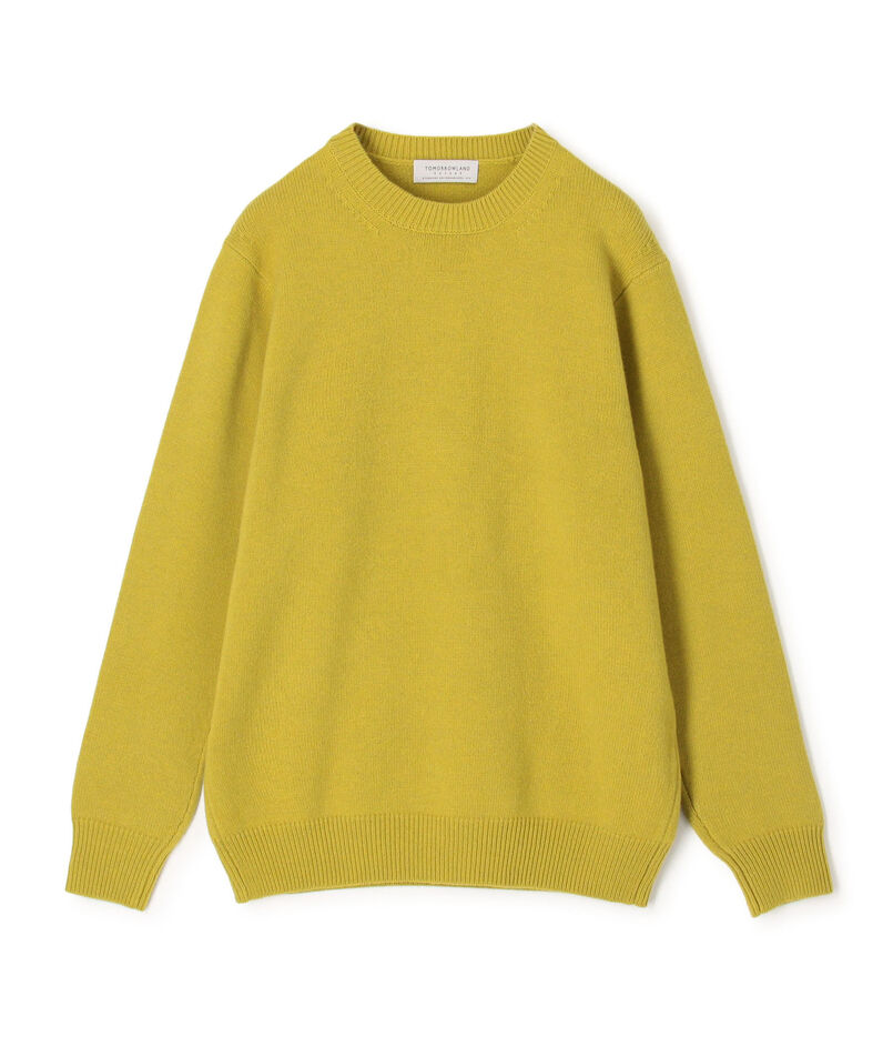 【WEB先行予約】TOMORROWLAND tricot ラムズウール クルーネックニット