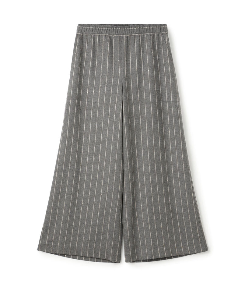 ノーブルフラノ イージーワイドパンツ