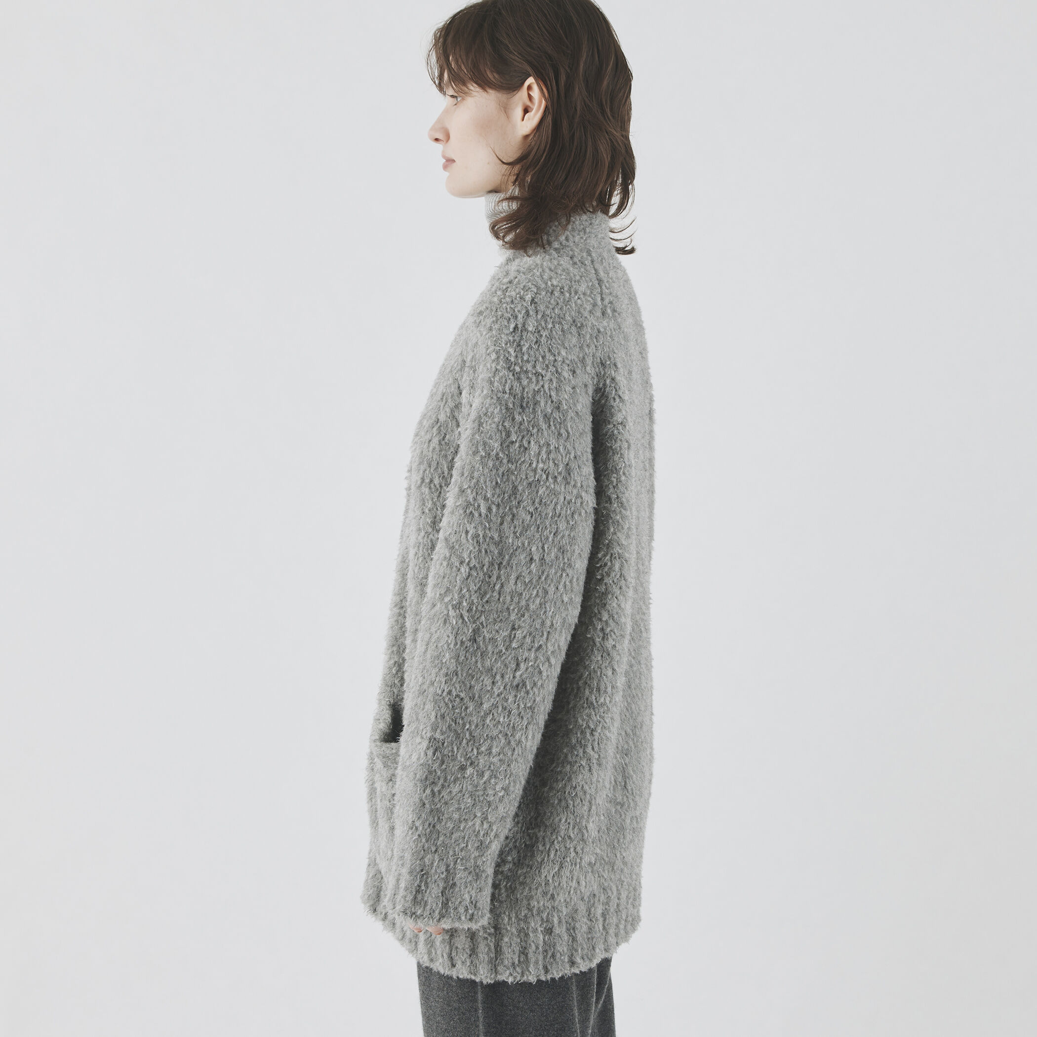 Vale forever カーディガン ブリティッシュファー Vネックカーディガン｜トゥモローランド 公式通販