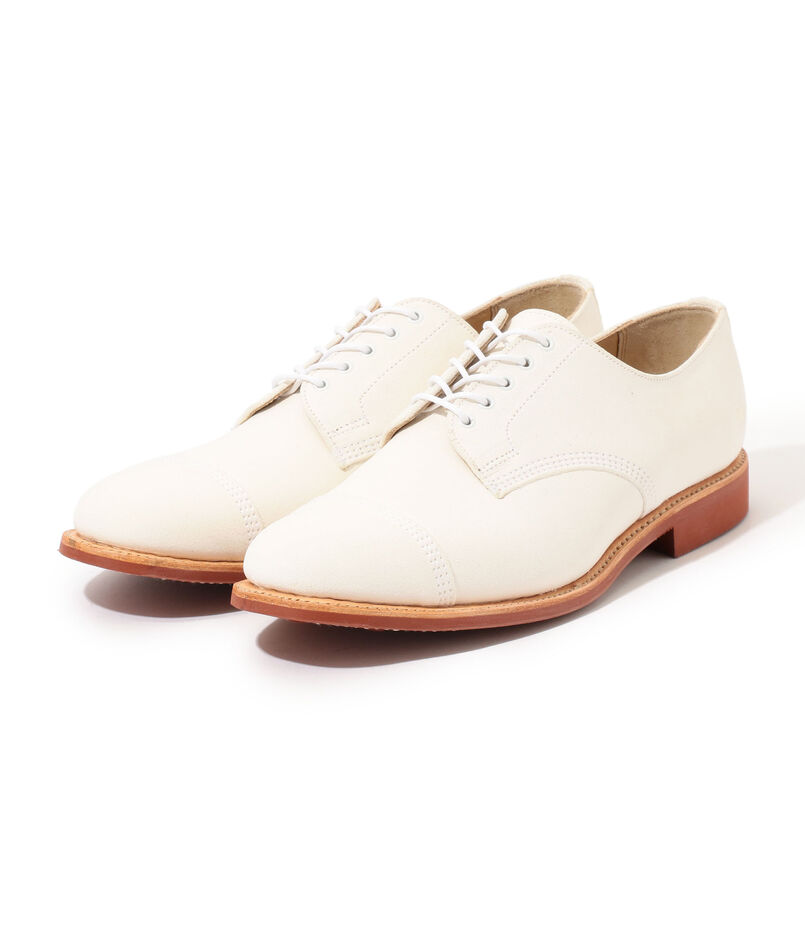 【別注】SANDERS MILITARY DERBY ホワイトバックス シューズ