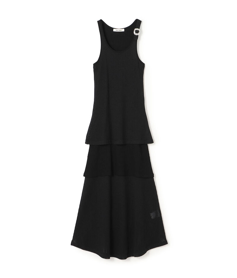 WALES BONNER SERENITY DRESS コットン レイヤードワンピース