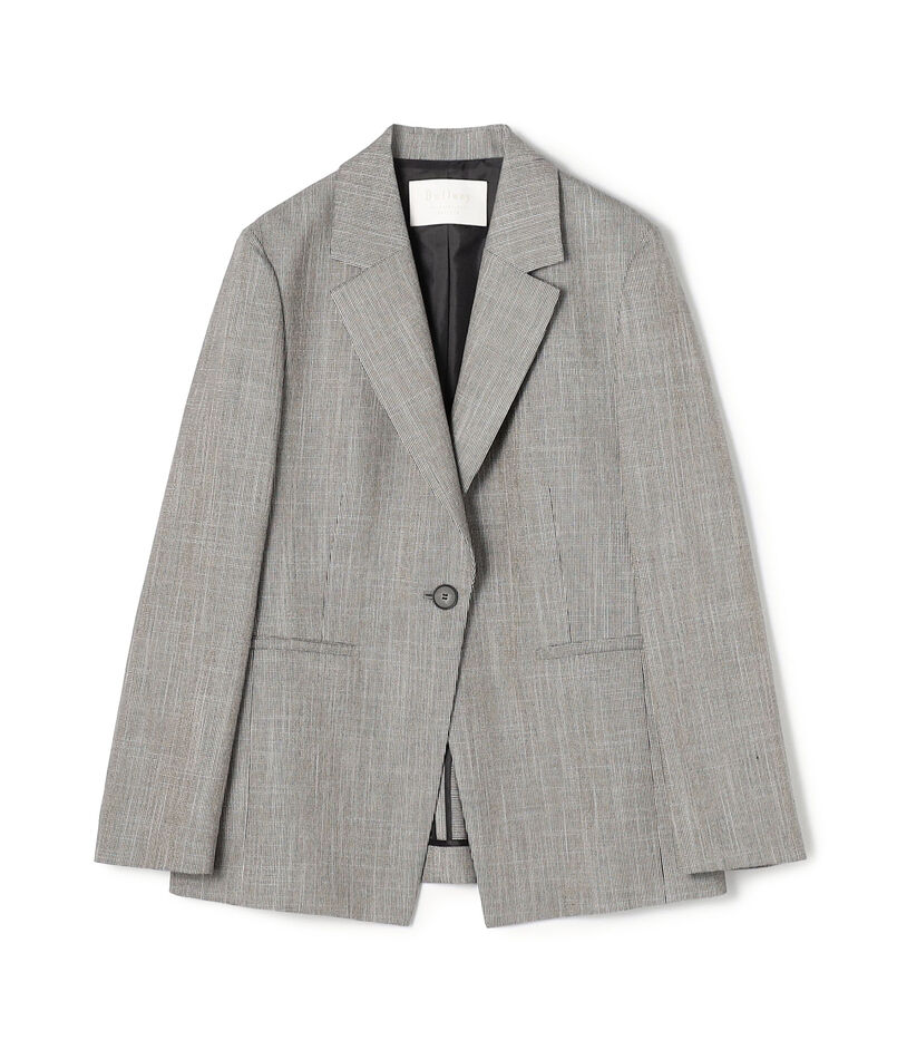 ミックススラブストレッチ 1Bテーラードジャケット