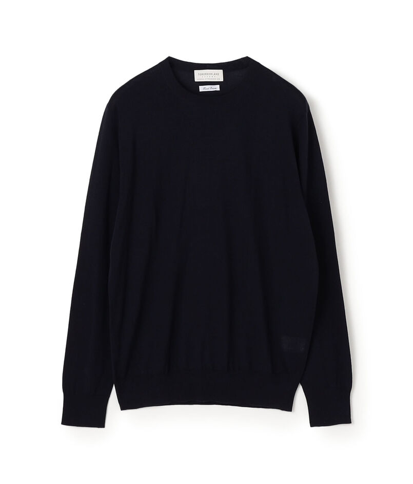 TOMORROWLAND tricot スーパーファインメリノウール クルーネックニット S-WOOL