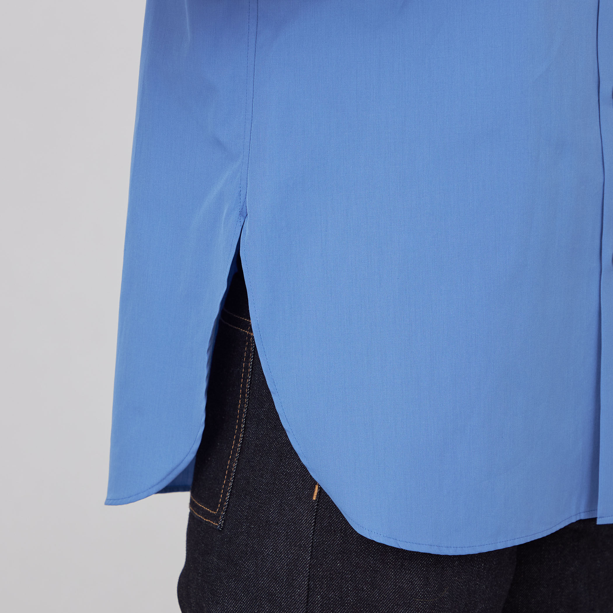 ファインブロード レギュラーカラーシャツ｜トゥモローランド