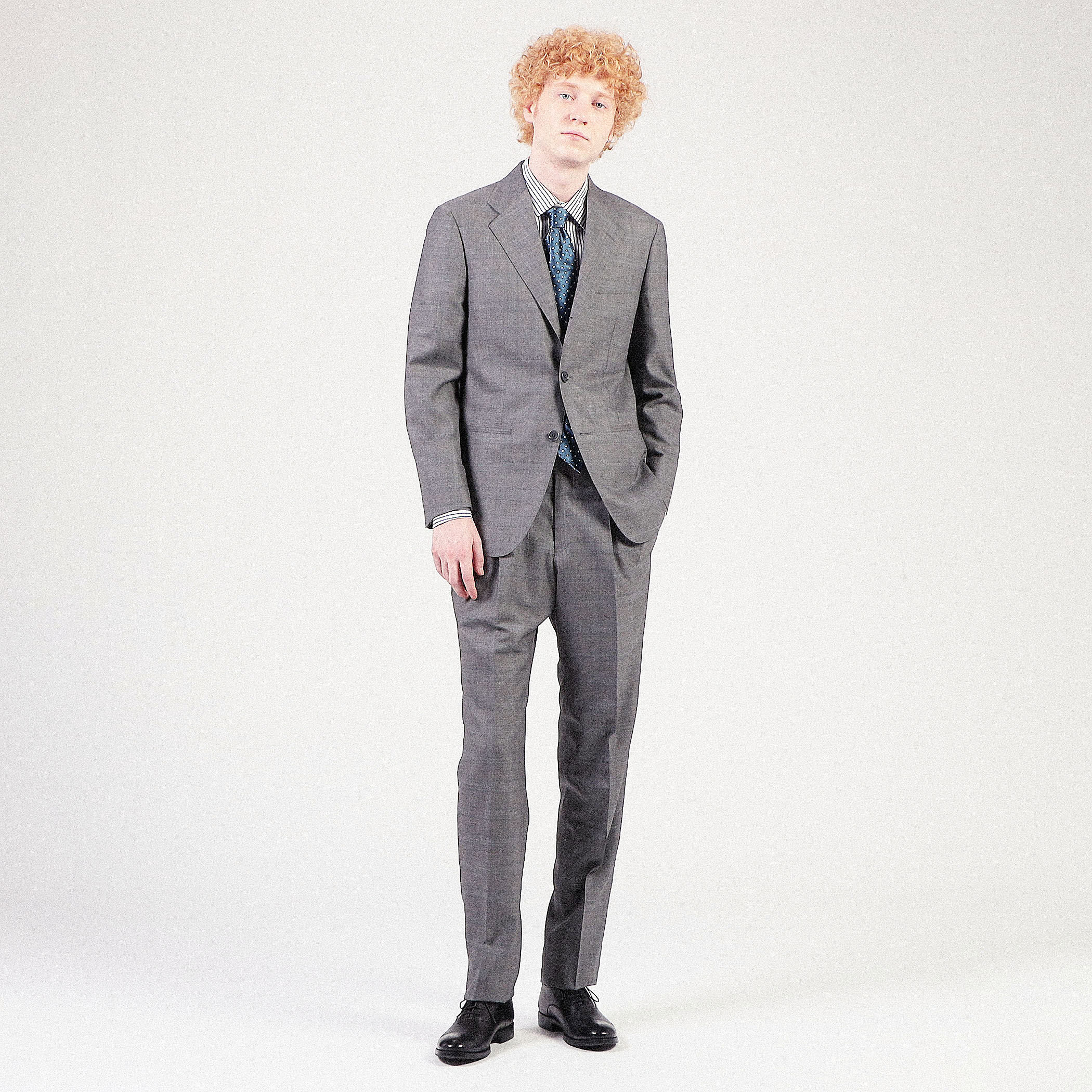 Super170'sウール 段返り3Bスーツ ERMENEGILDO ZEGNA 15MILMIL15