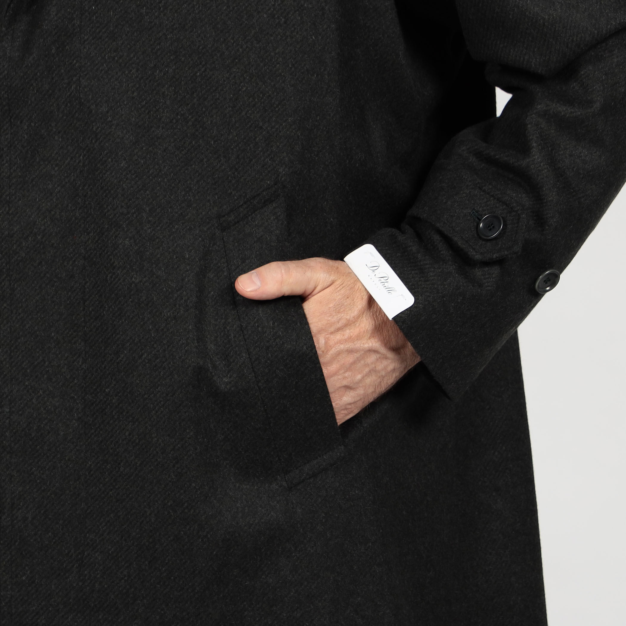 別注】De Petrillo ウールカシミヤ バルカラーコート