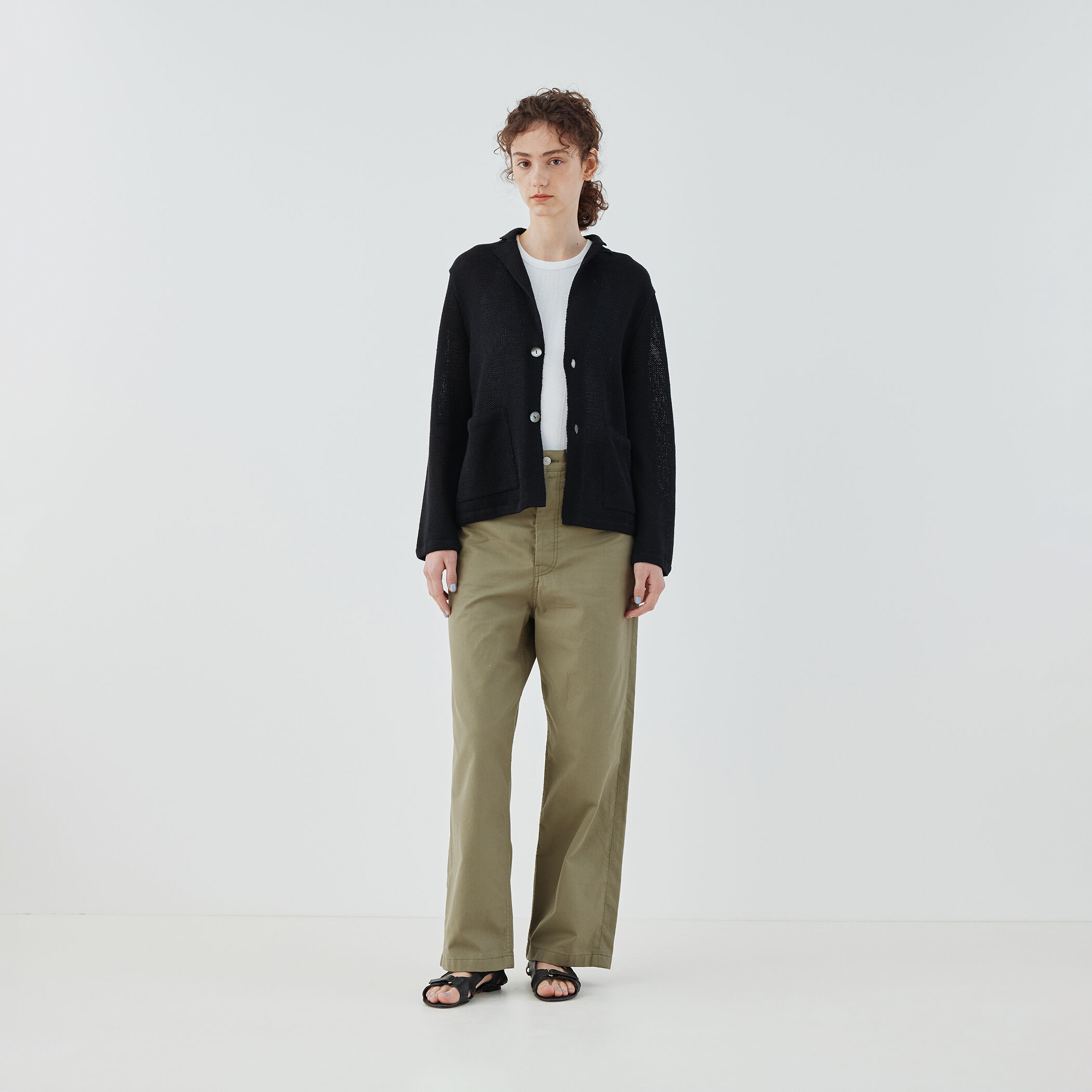 リネンインレー ピークドラペルジャケット｜トゥモローランド 公式通販