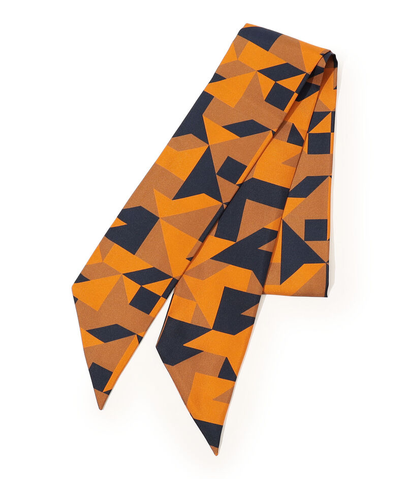 TOMORROWLAND ジオメトリック柄 シルクスカーフ