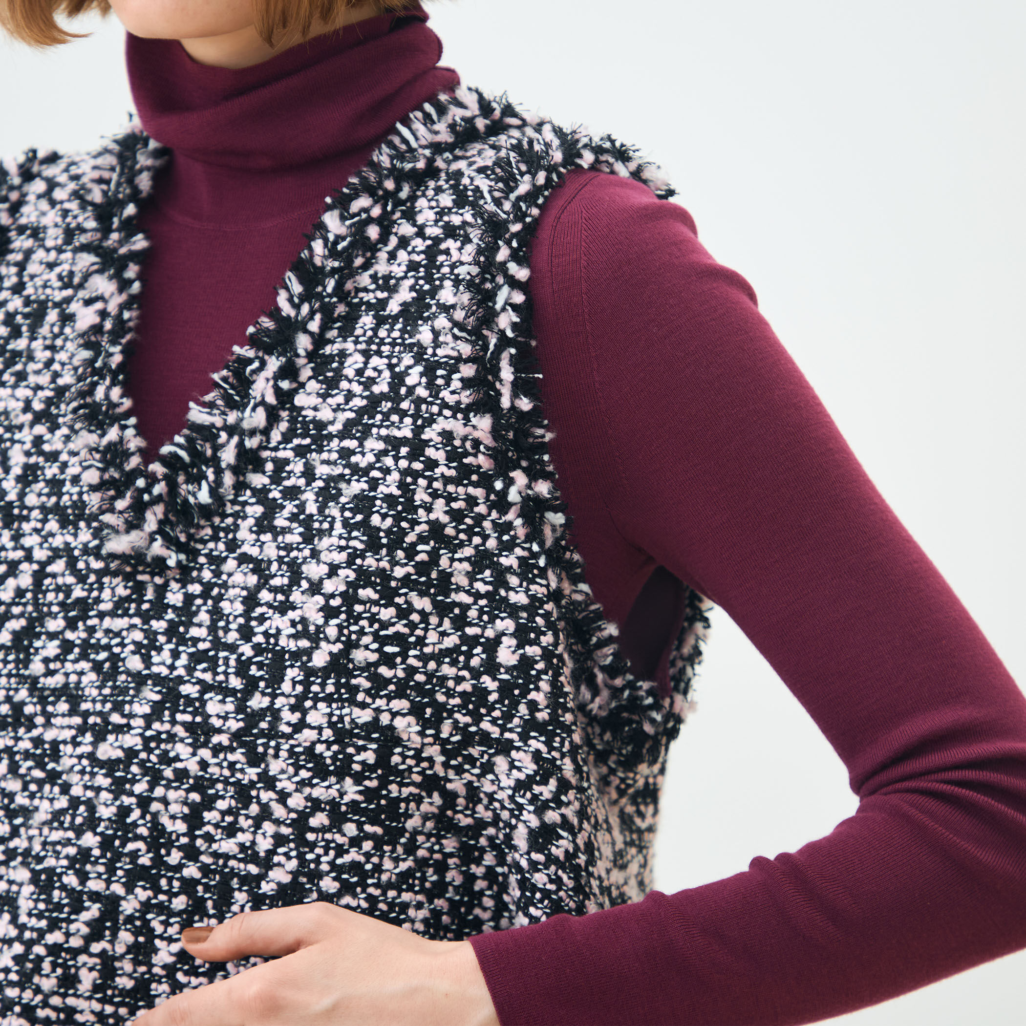 ファンシートリコット フロンタブルジレ　トゥモローランド　ジレ トゥモローランドコレクション TOMORROWLAND collection