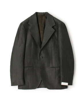 【別注】De Petrillo リネンコットン シングルブレステッド3Bジャケット