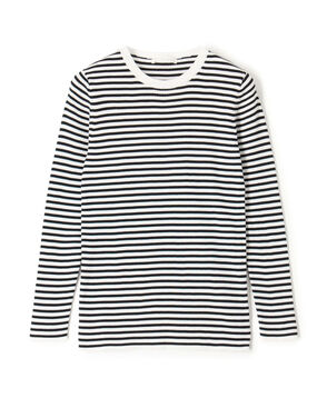 ギザコットンリブ クルーネックプルオーバー