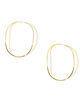 BAR Jewellery CONTOUR ゴールドピアス
