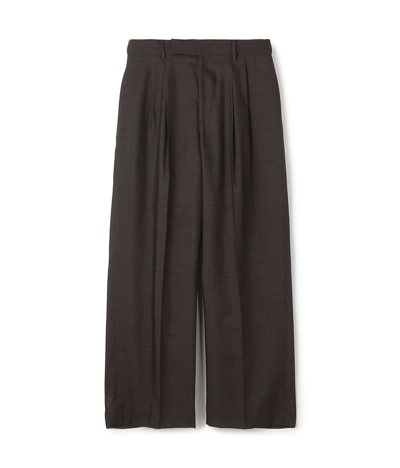 エアリークレープ ツータックパンツ