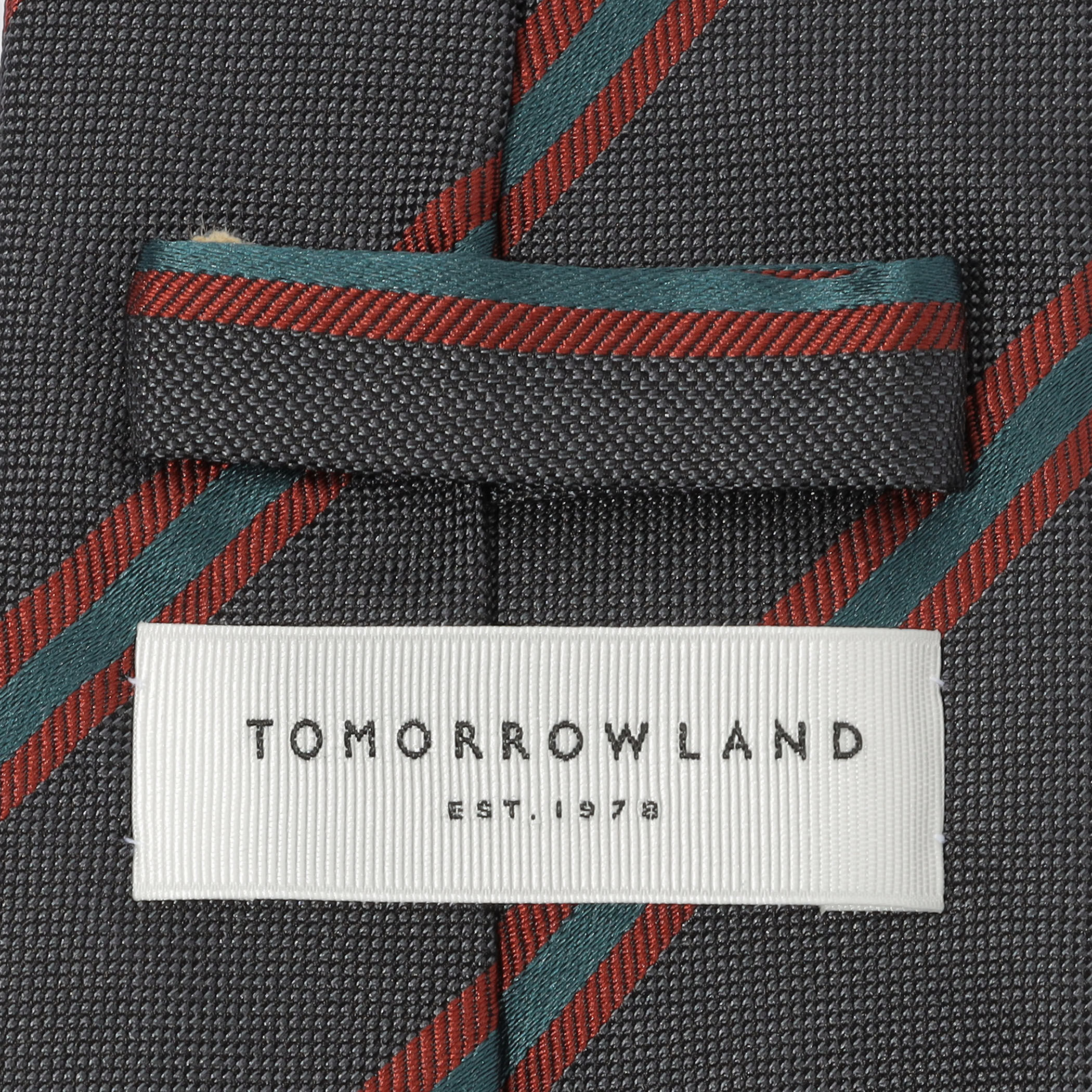 TOMORROWLAND シルクジャガード レジメンタルストライプネクタイ