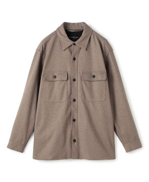 ニットフランネル CPOシャツブルゾン