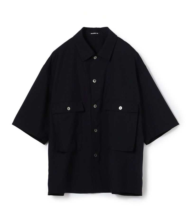 ウォッシャブルトロピカル ハーフスリーブシャツ