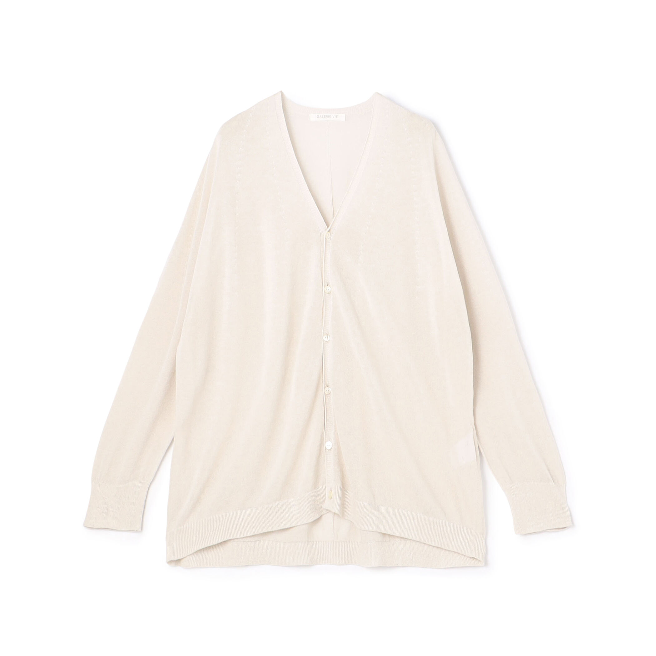 □ガーゼコットン Vネックカーディガン｜トゥモローランド 公式通販