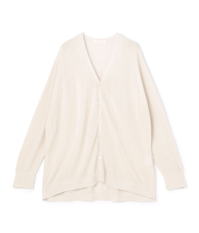 ■ガーゼコットン Vネックカーディガン
