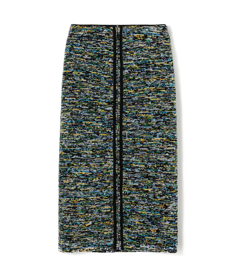 モザイクモール ダブルジップ タイトスカート