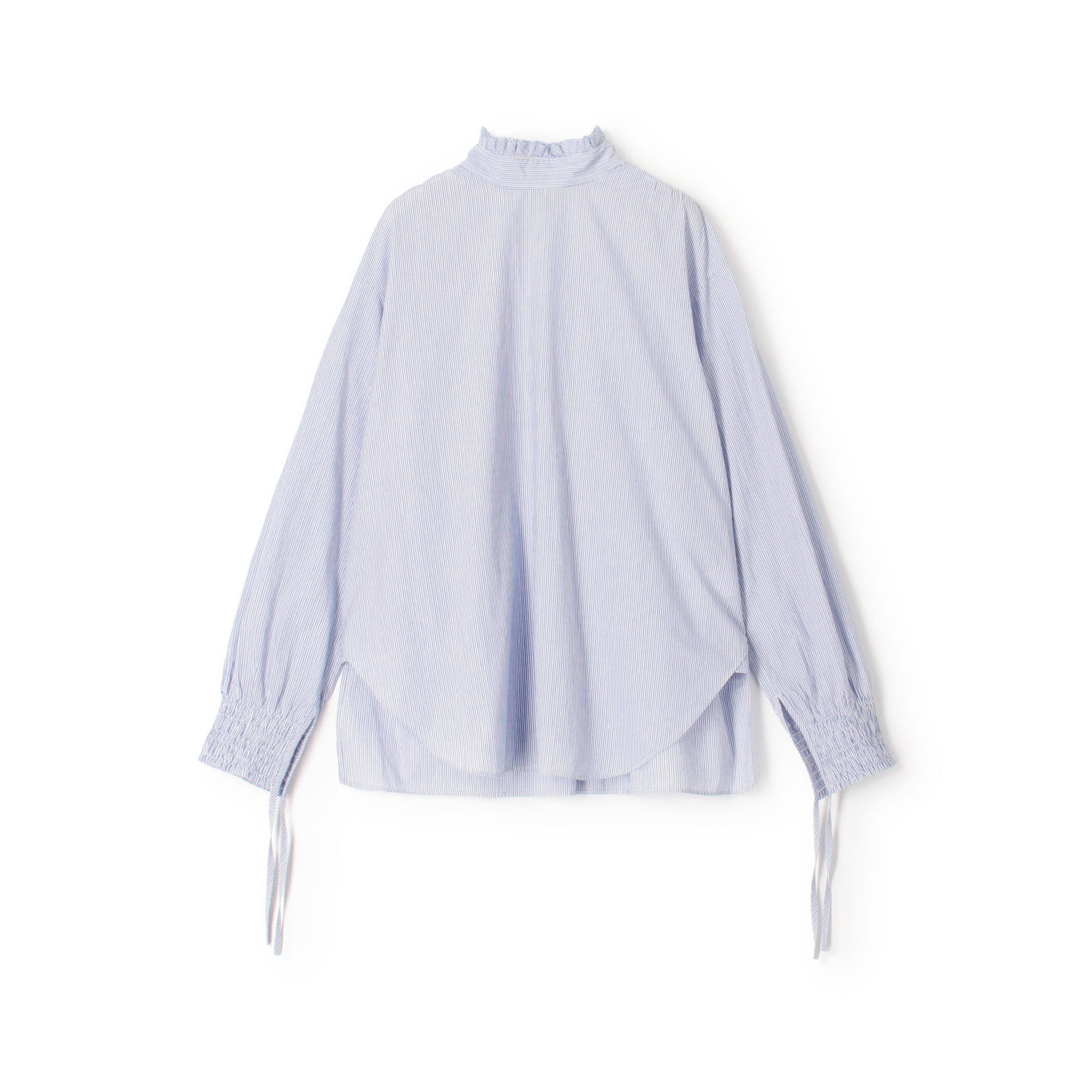 【SALE／37%OFF】 コットン スタンドネックフリルシャツ｜トゥモローランド 公式通販 トップス