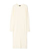 ストレッチリネンリブ クルーネックワンピース WYLP6785