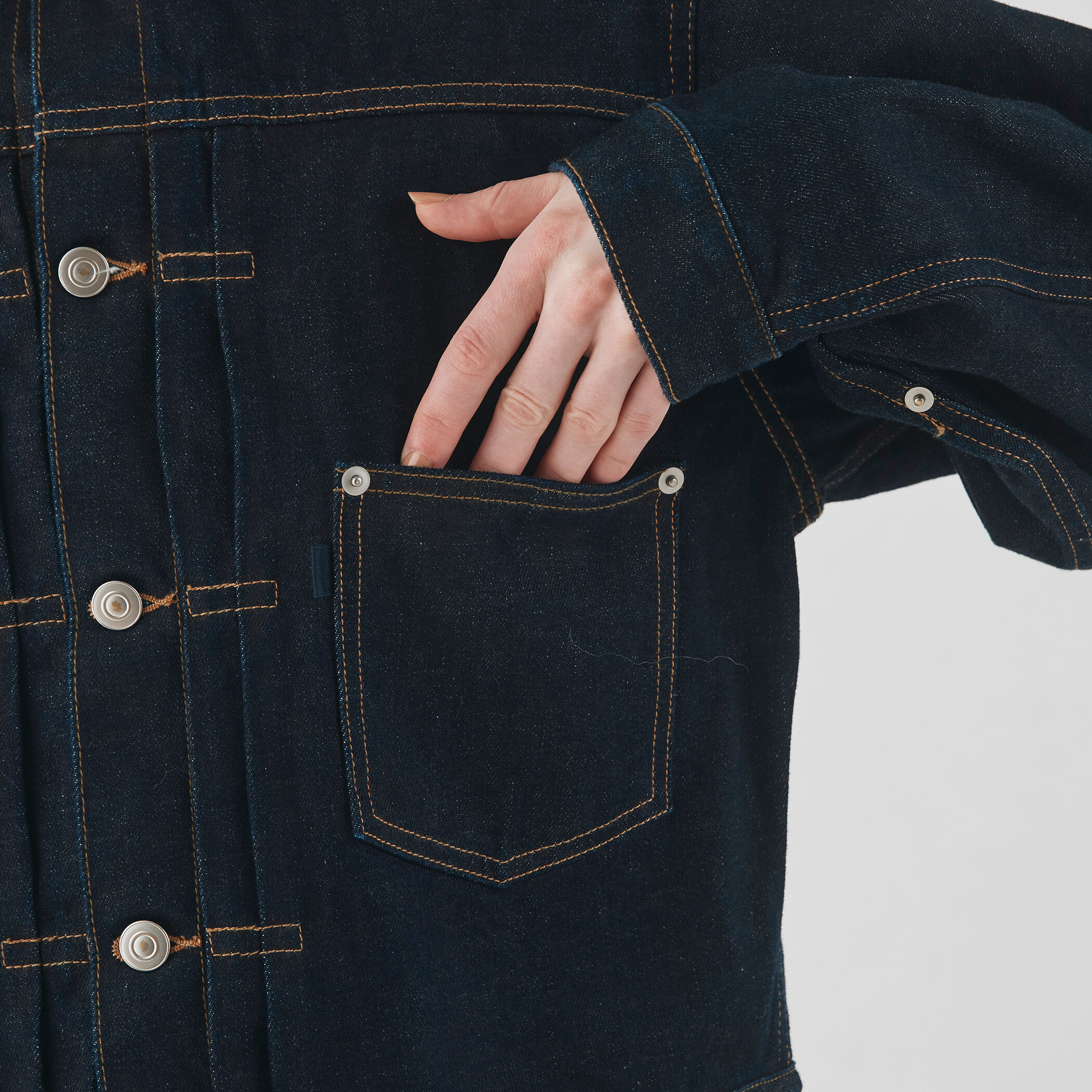 リユースシーアイランドコットン デニムジャケット