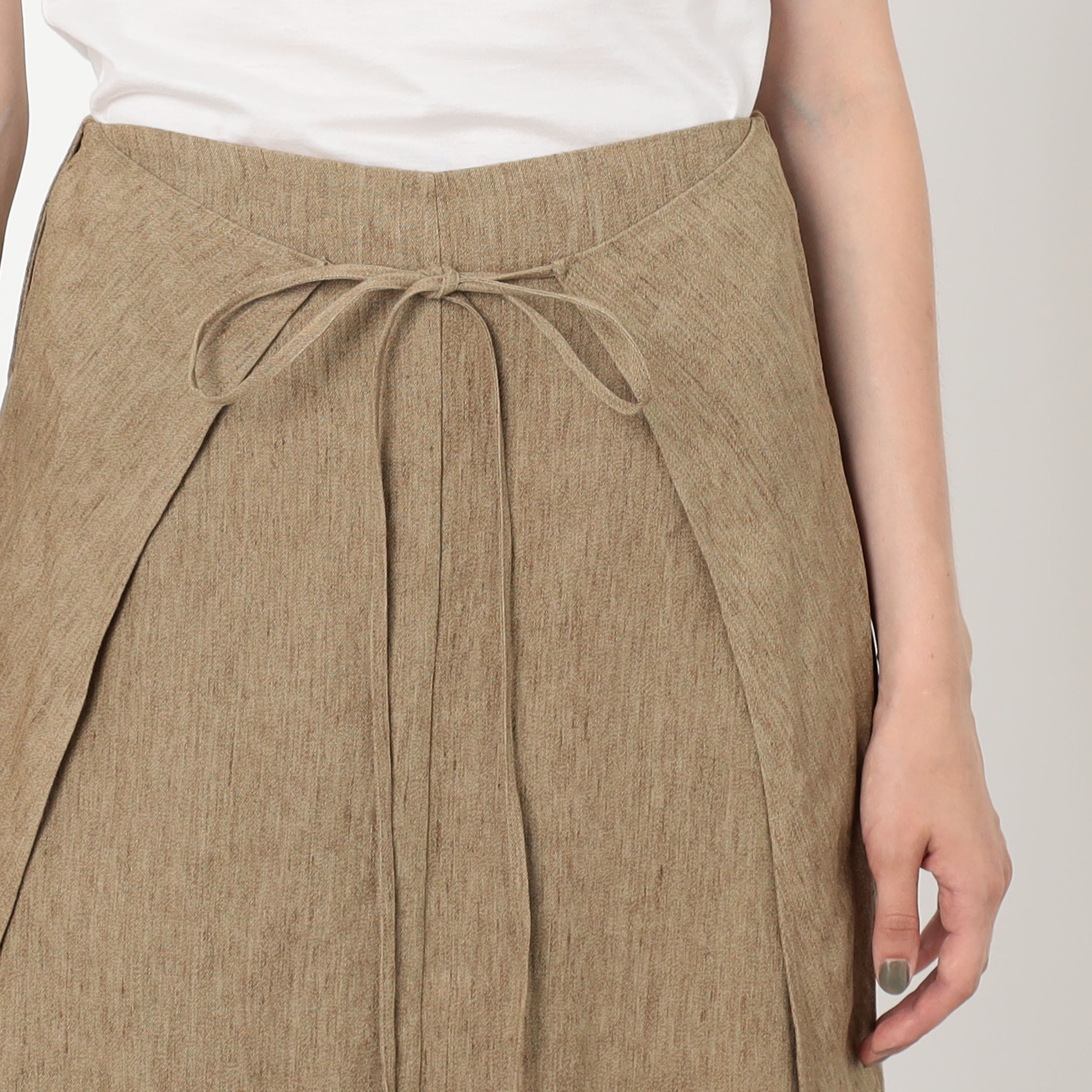 RUOHAN KORA SKIRT リネン ロングスカート｜トゥモローランド 公式サイト