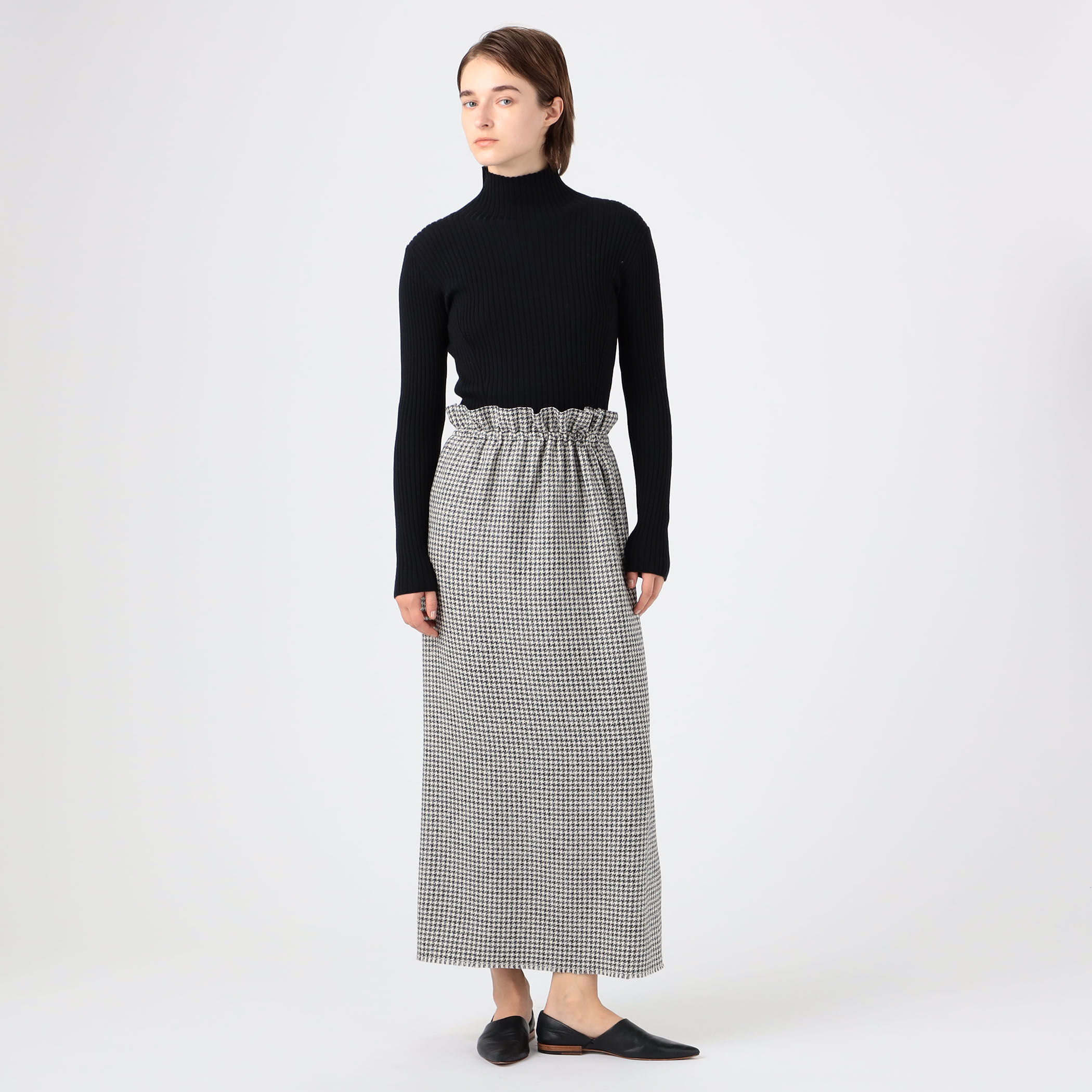 ブロークンバルキーツイル ギャザーマキシスカート｜トゥモローランド