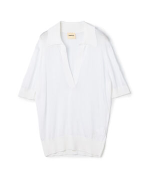 KHAITE JULITA TOP スキッパーニット