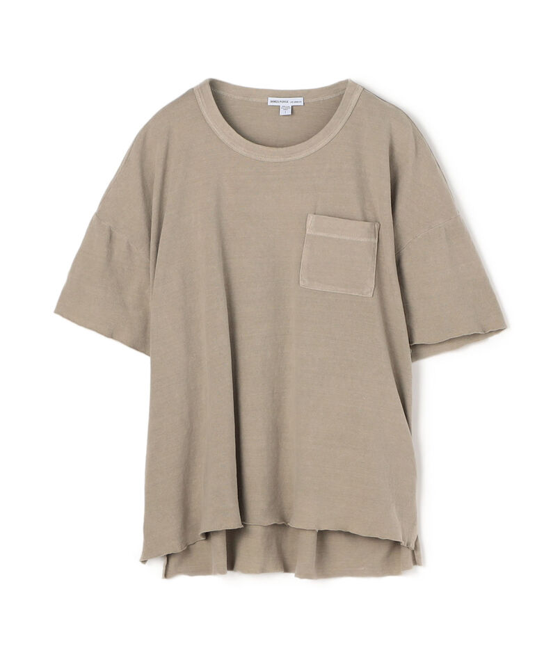 ブラッシュドコットンジャージー ポケットTシャツ WRBJ3835