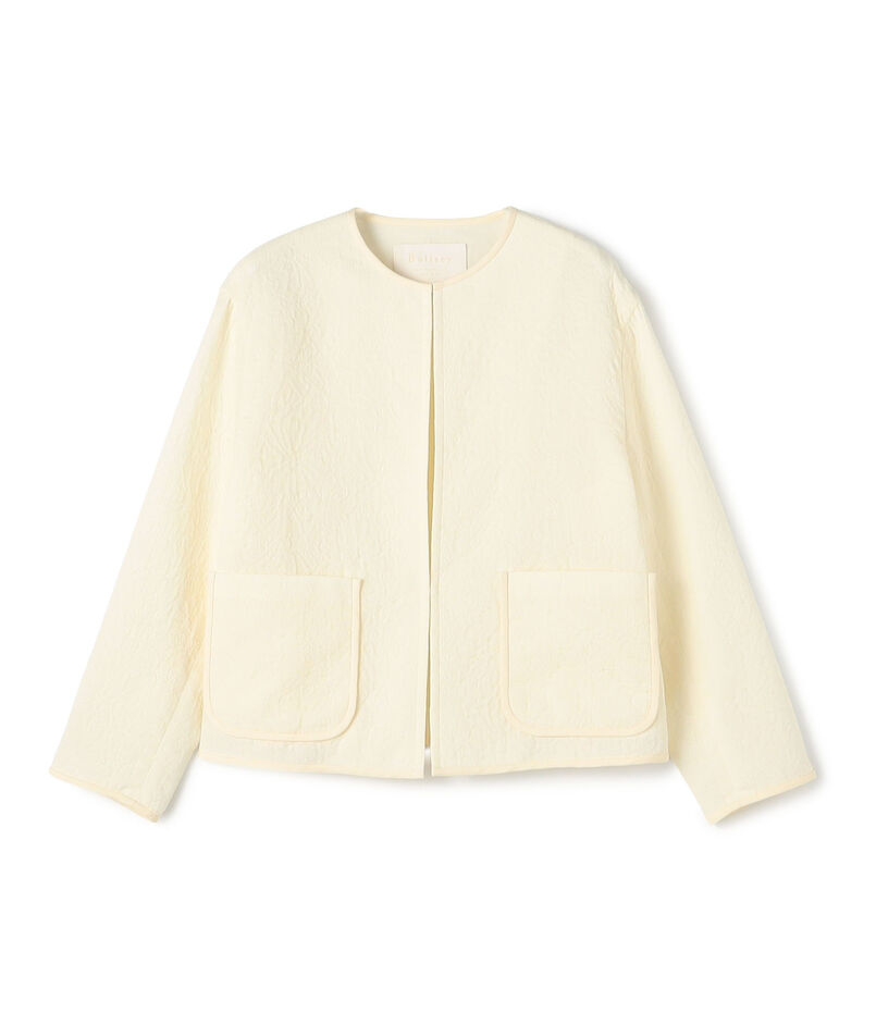 アラベスクジャカード クルーネックジャケット