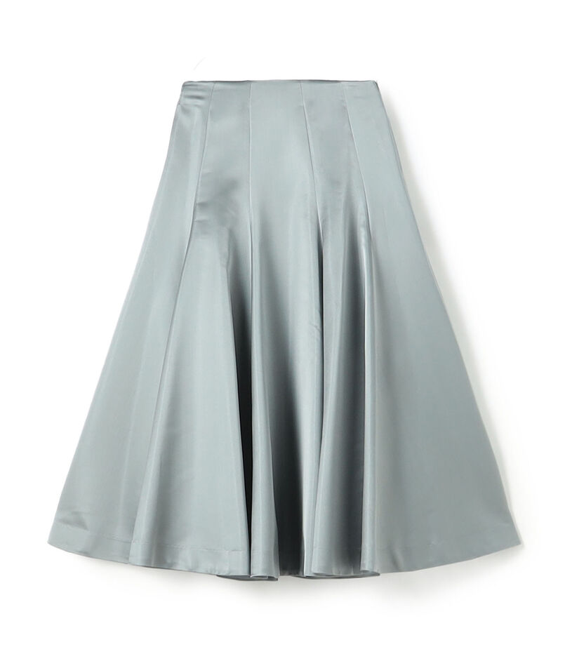 シルクサテン サーキュラースカート