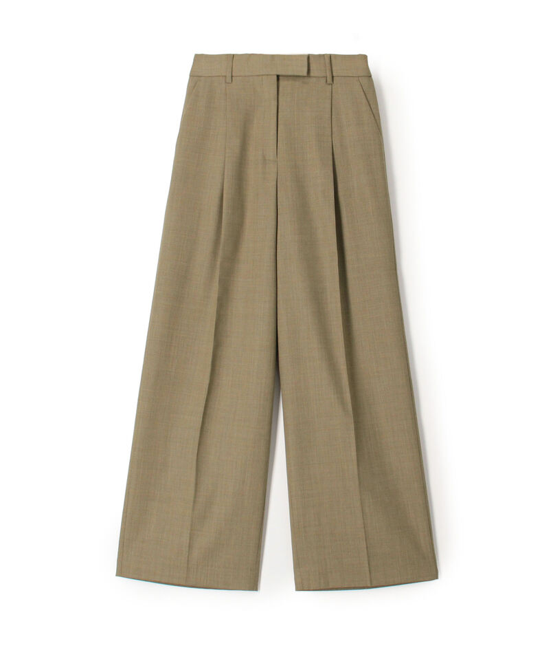 ZELANDER Z-TWIST タックワイドパンツ