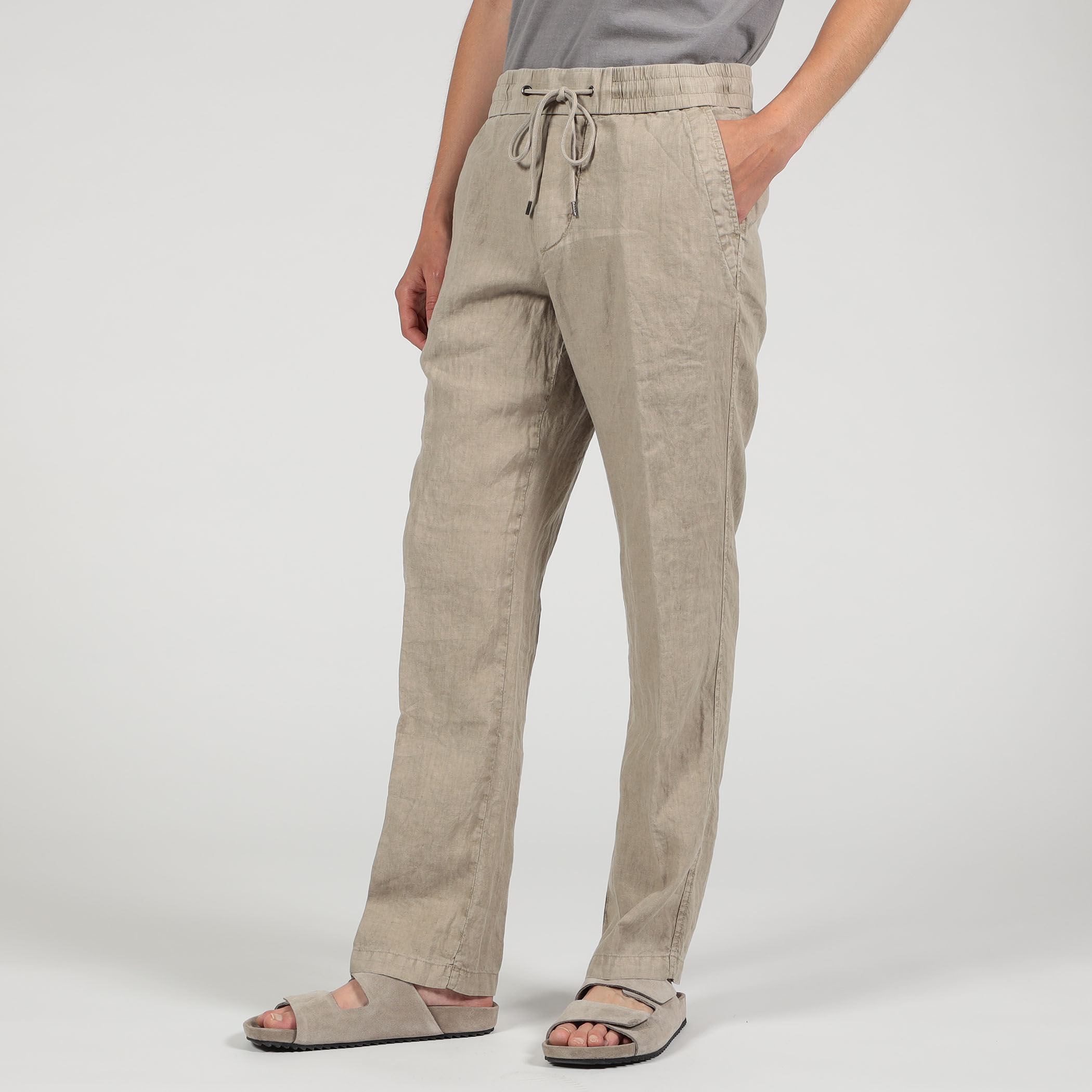 ちょっと一息 レン PSA10 リネンライクイージーパンツ