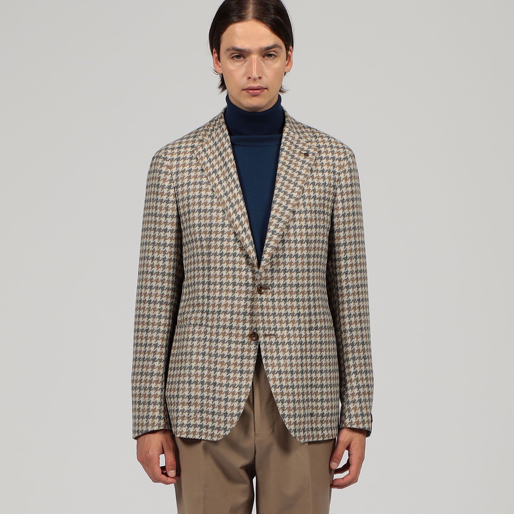 TAGLIATORE 2Bリネンジャケット size46R エルボーパッチ 5.jpg