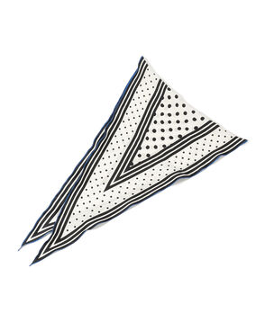 SOULEIAO シルクプリント スカーフ