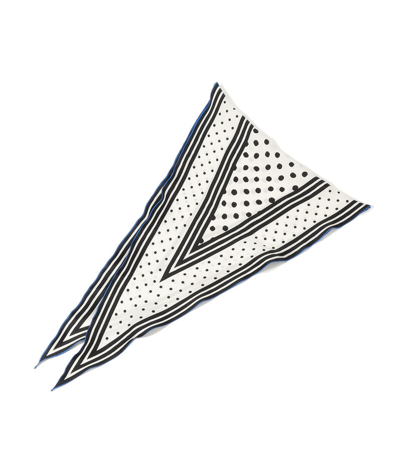 SOULEIAO シルクプリント スカーフ