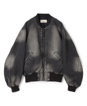 ブラックデニム MA-1ジャケット