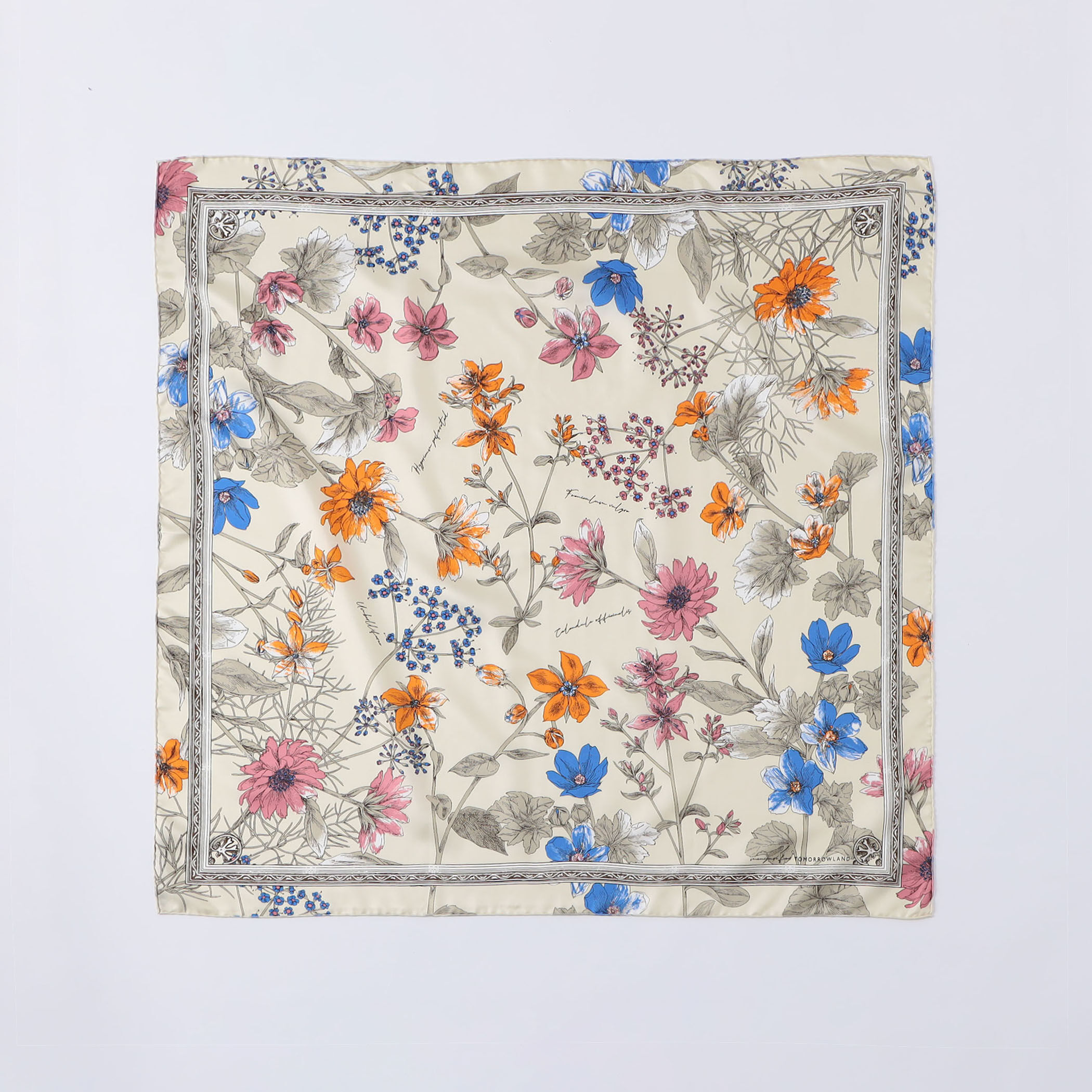 manipuri FLOWER シルクスカーフ｜トゥモローランド 公式サイト