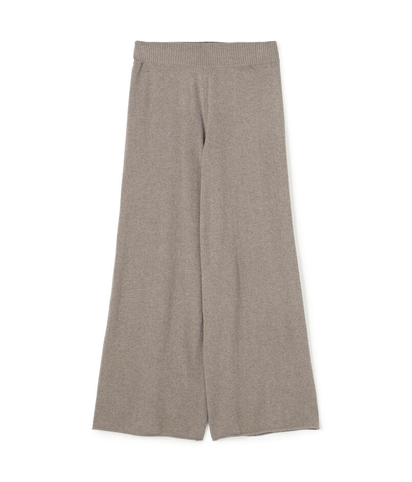 スパンカシミヤ ワイドレッグパンツ WISC1104