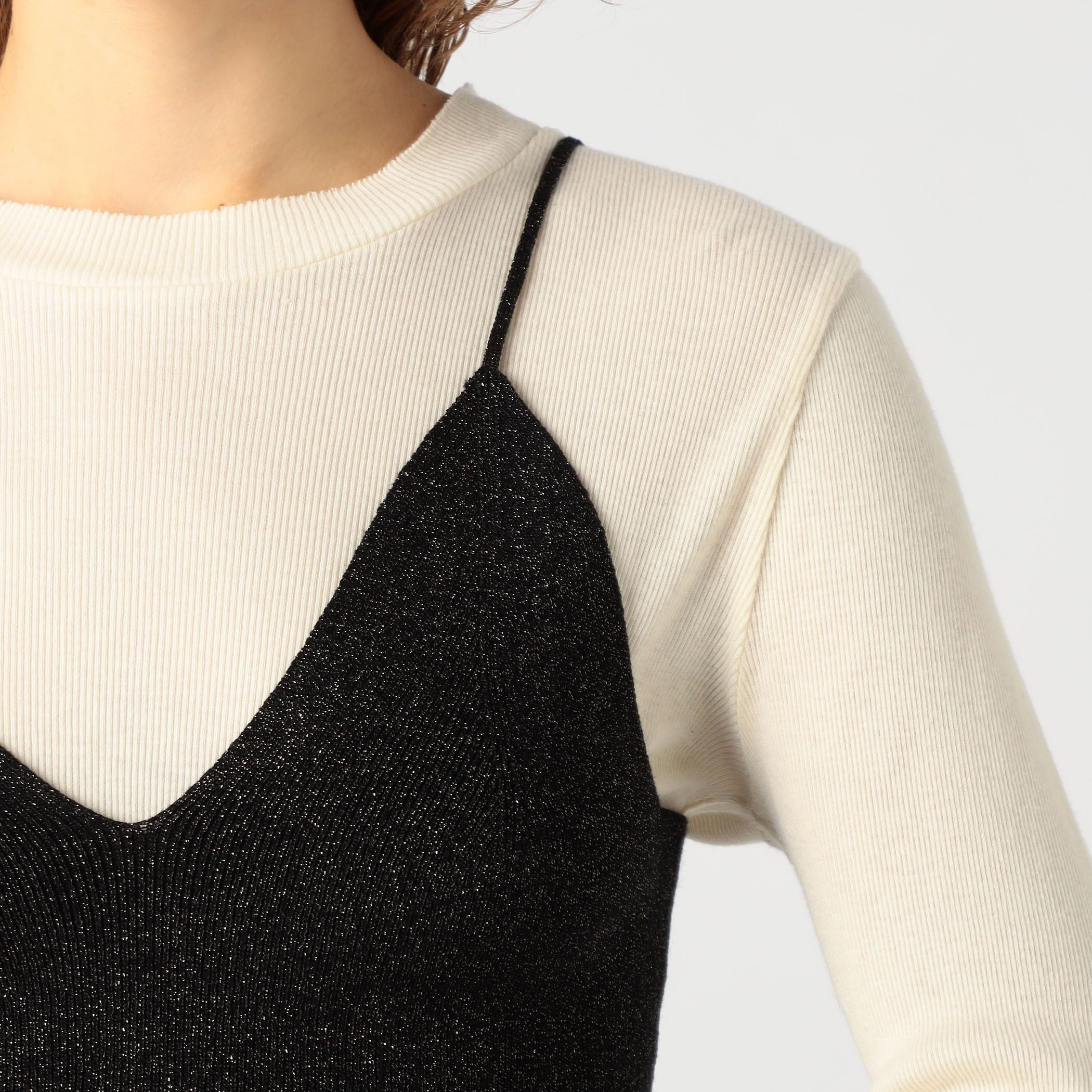 KANAKO SAKAI RIBBED-KNIT CAMISOLE｜トゥモローランド 公式通販