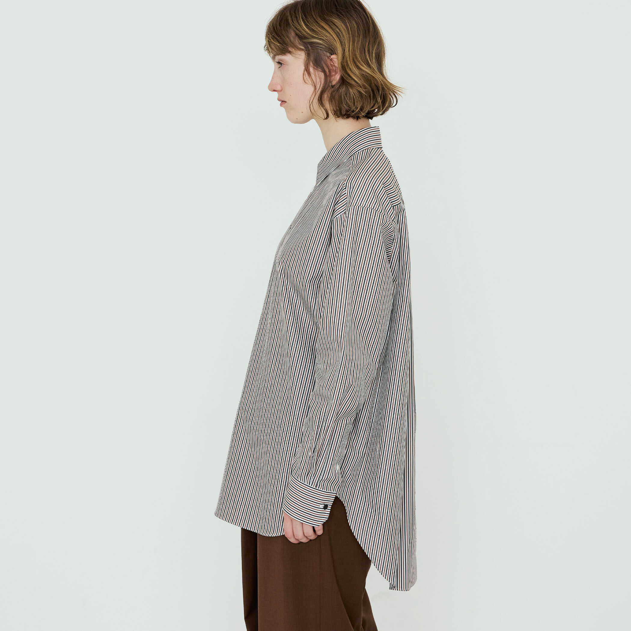 コットンブロード ロングスリーブシャツ｜トゥモローランド 公式通販