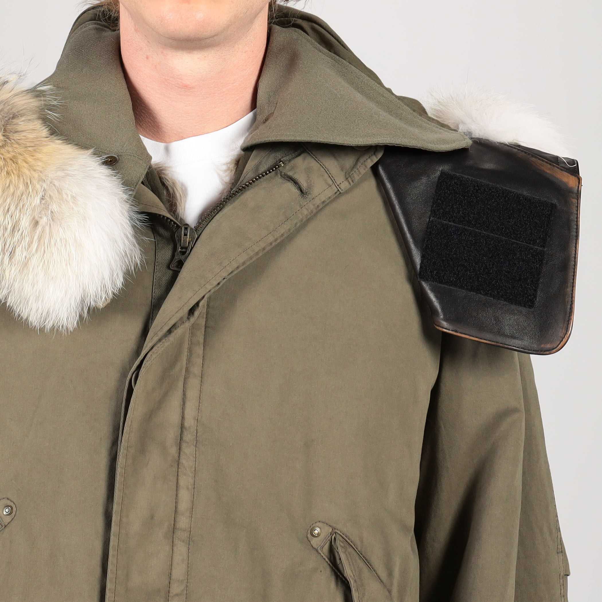 kiminori morishita Garment dyed st mods with fur liner