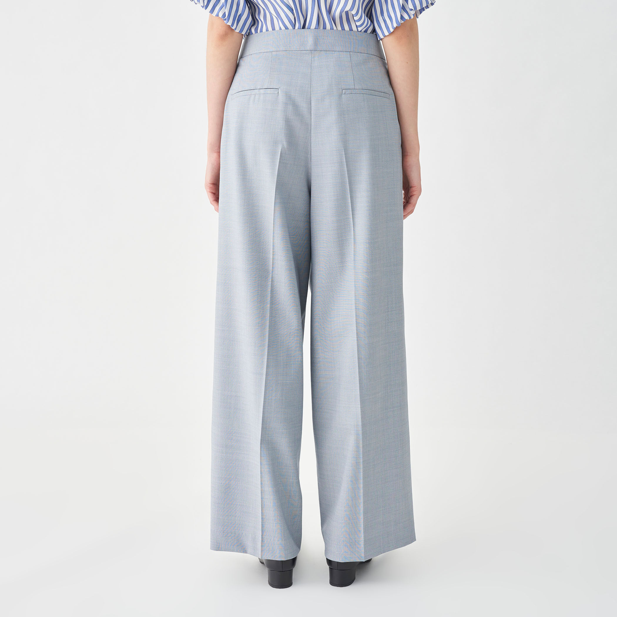 JILSANDER センタープレス ワイド トラウザー JILSANDER センタープレス ワイド トラウザー