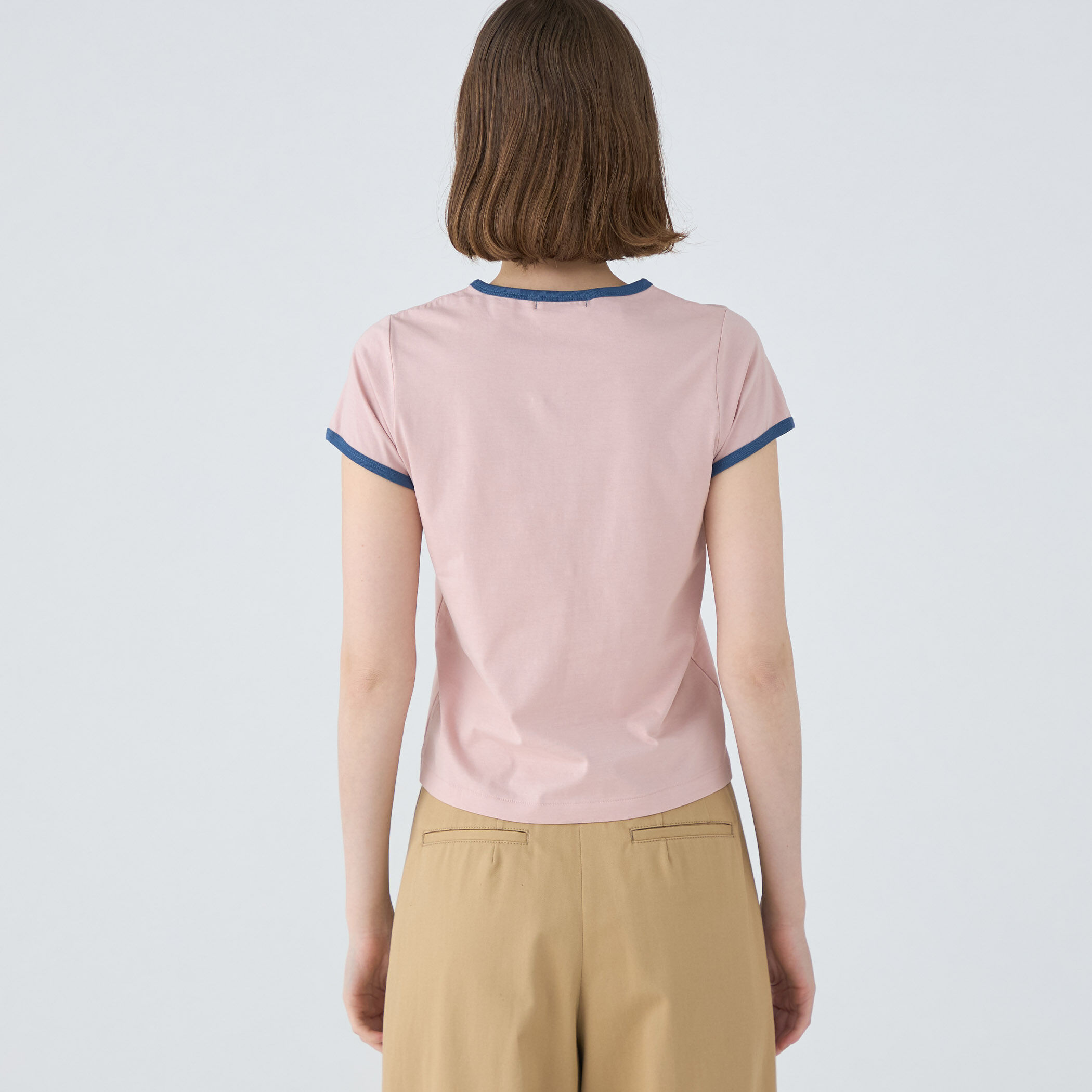 コットンジャージー トリムTシャツ|トゥモローランド 公式通販 コットンジャージー トリムTシャツ|トゥモローランド 公式通販