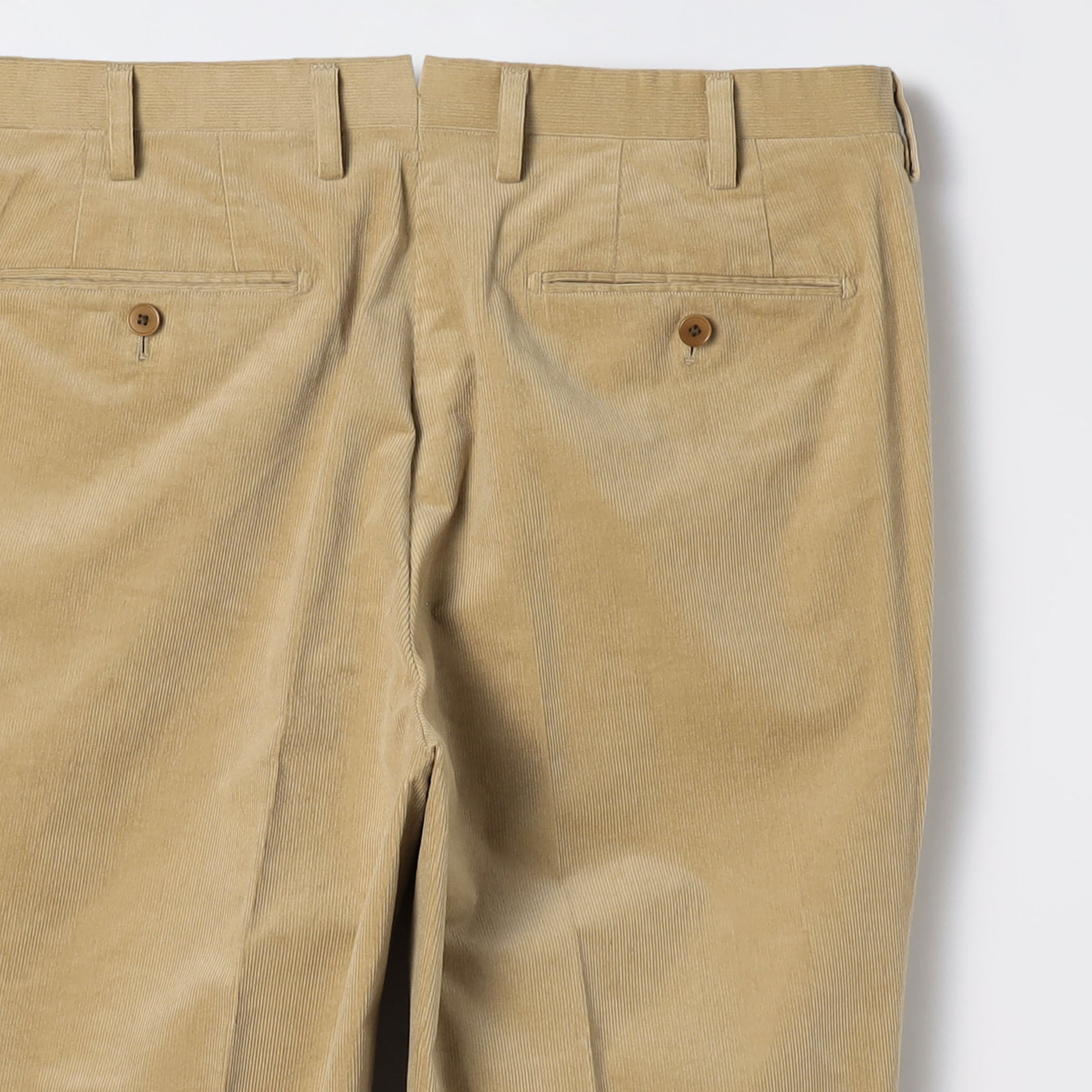 コットンコーデュロイ ノープリーツパンツ DUCA VISCONTI