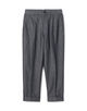 コットンカシミヤ バックベルト ペグトップスラックス SONDRIO