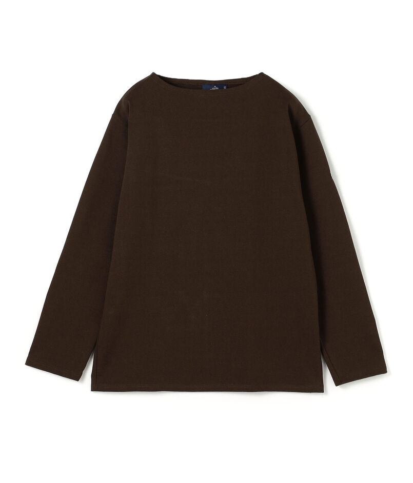 SAINT JAMES OUESSANT SOLID コットン ボートネックプルオーバー