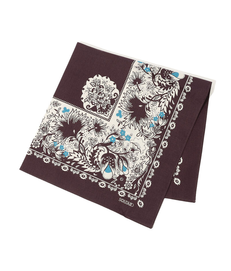 SOULEIADO コットンプリント バンダナ